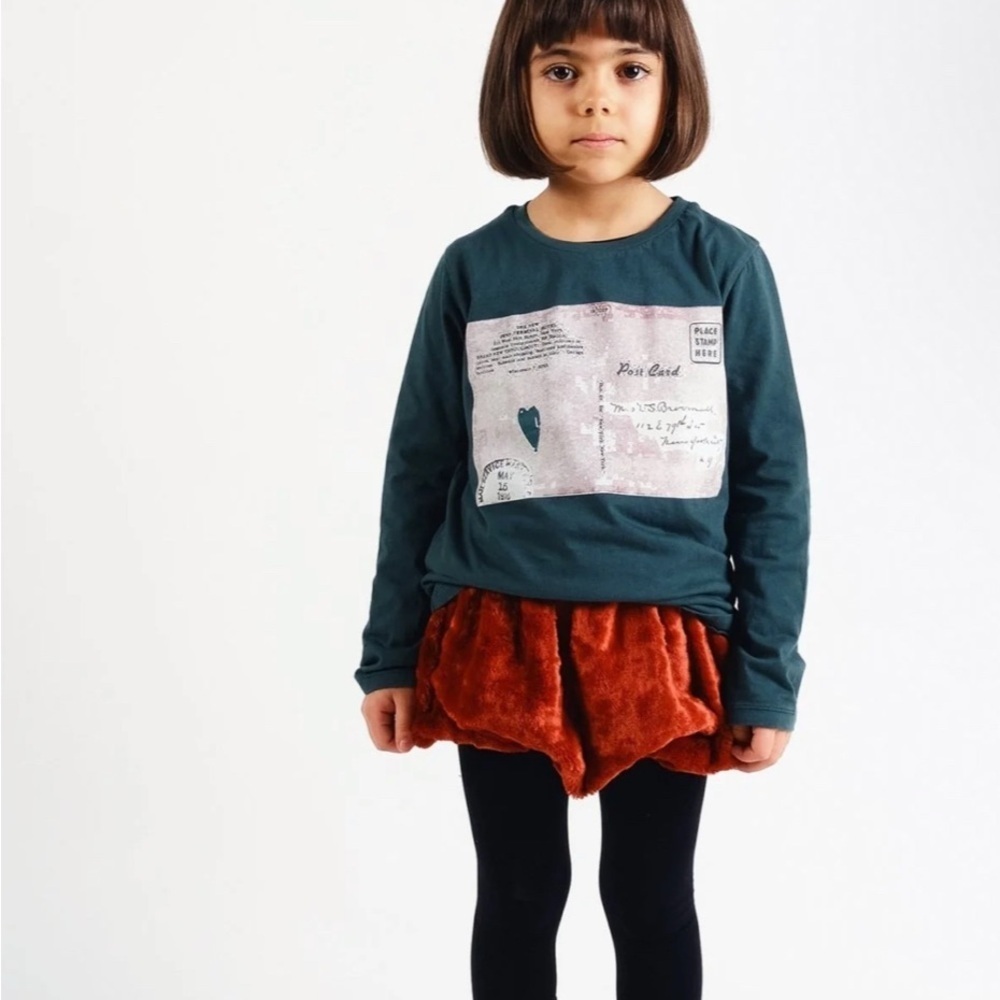wolf and Rita Francisca Terracota Fur Culotte in fur
